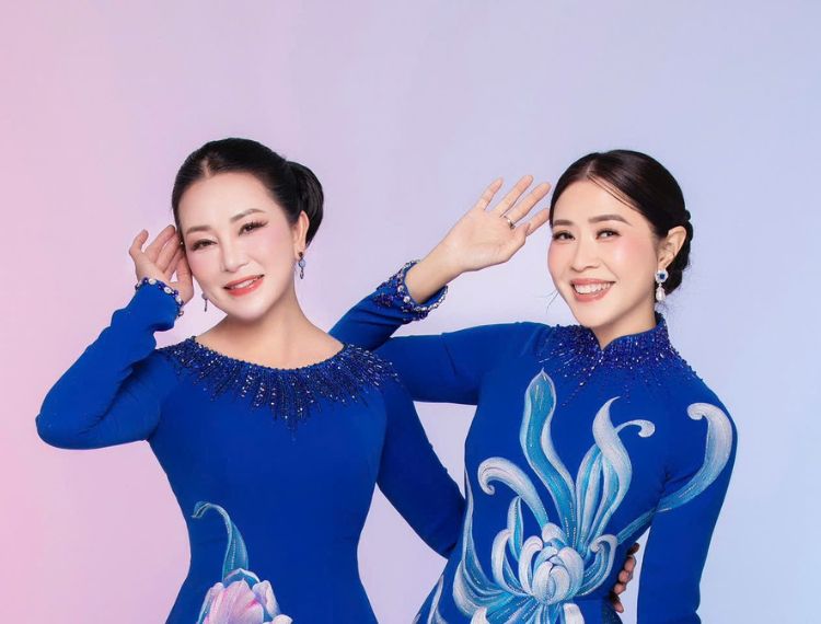 Hai thành viên nhóm Phù Sa hội ngộ trong bộ ảnh áo dài, nhan sắc khiến nhiều người bàn tán