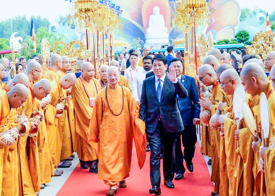 Toàn văn bài phát biểu của Chủ tịch nước Lương Cường tại Đại lễ Vesak Liên Hiệp Quốc 2025 - 1