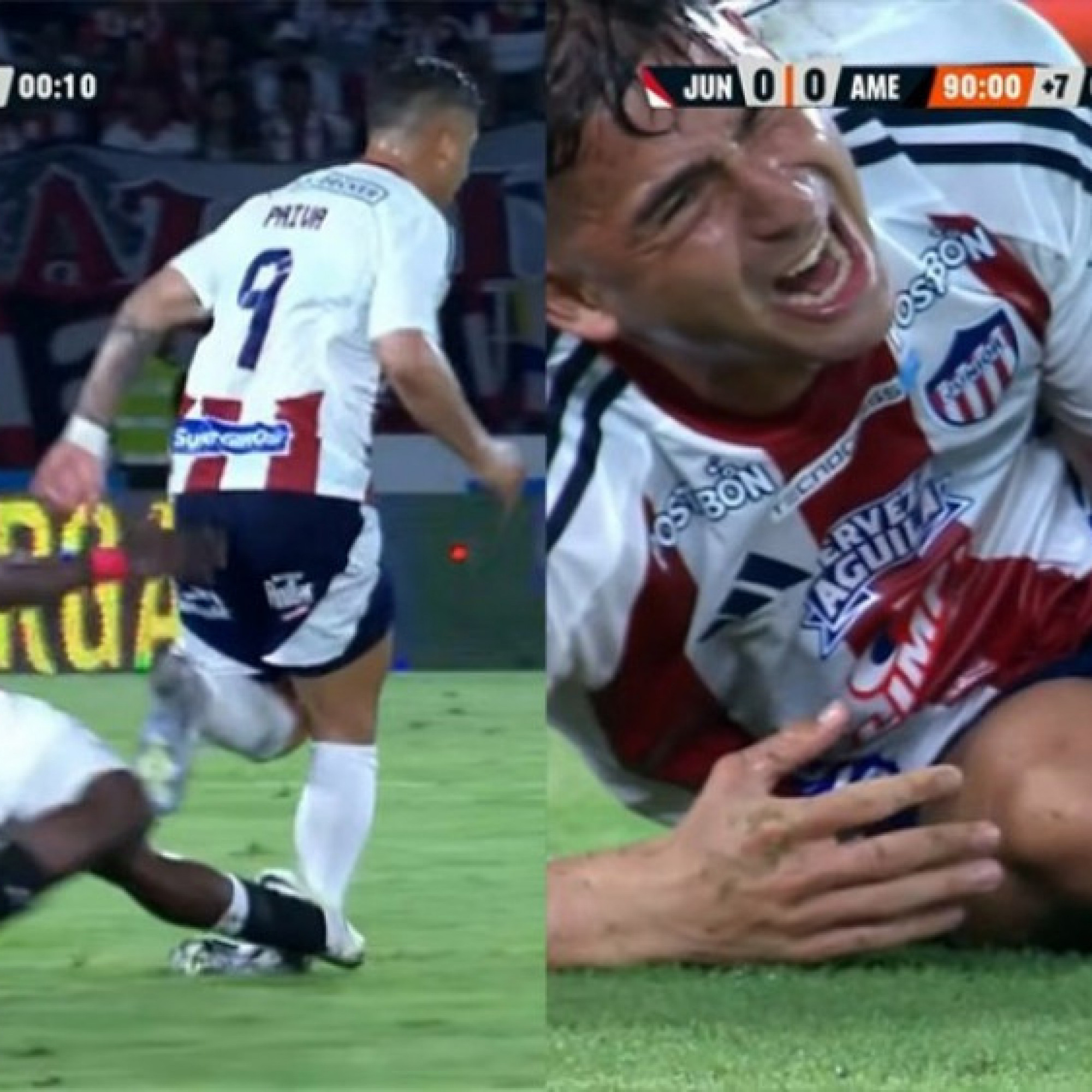  - Pha vào bóng đáng sợ ở giải Colombia: Fan bất bình ví “tội ác trên sân cỏ”