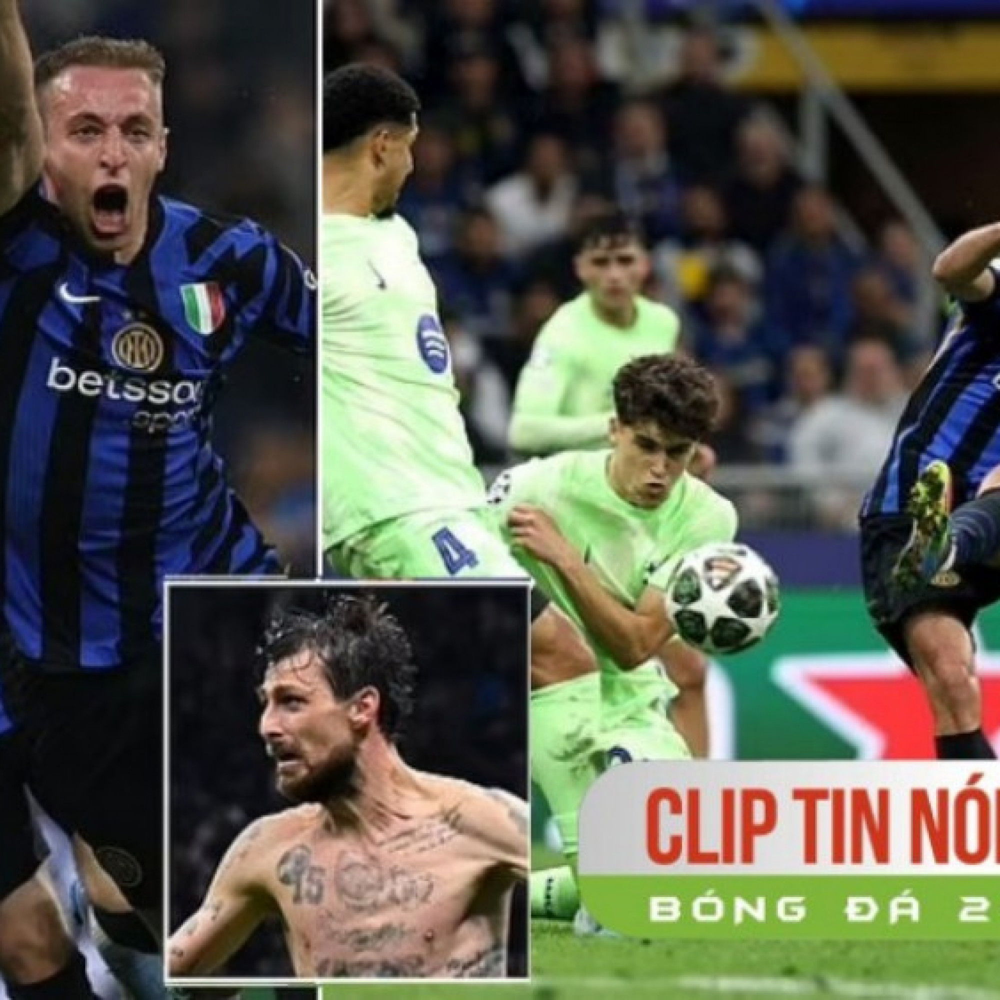  - Inter - Barcelona rượt đuổi tỷ số khó tin, bán kết Cúp C1 mãn nhãn nhất lịch sử (Clip tin nóng)