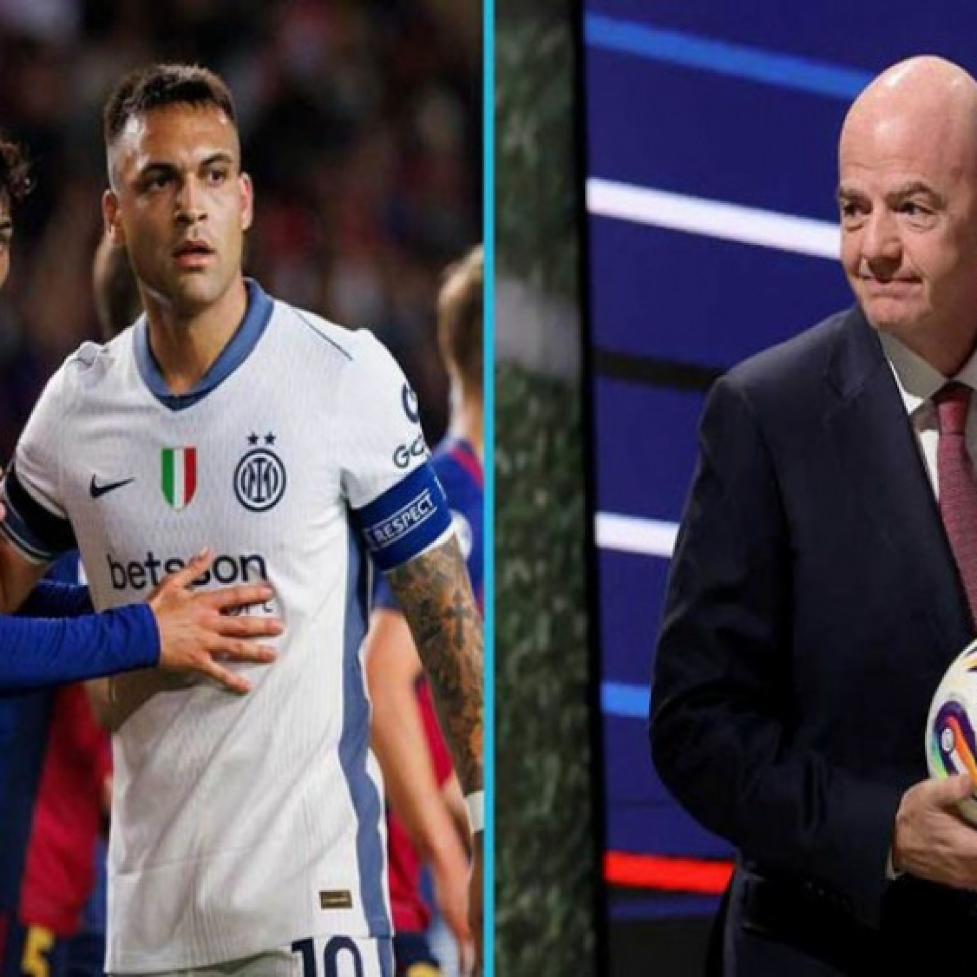  - Fan Barca tố cáo "tiếng còi đen, thổi theo lệnh", Chủ tịch FIFA công khai ủng hộ Inter
