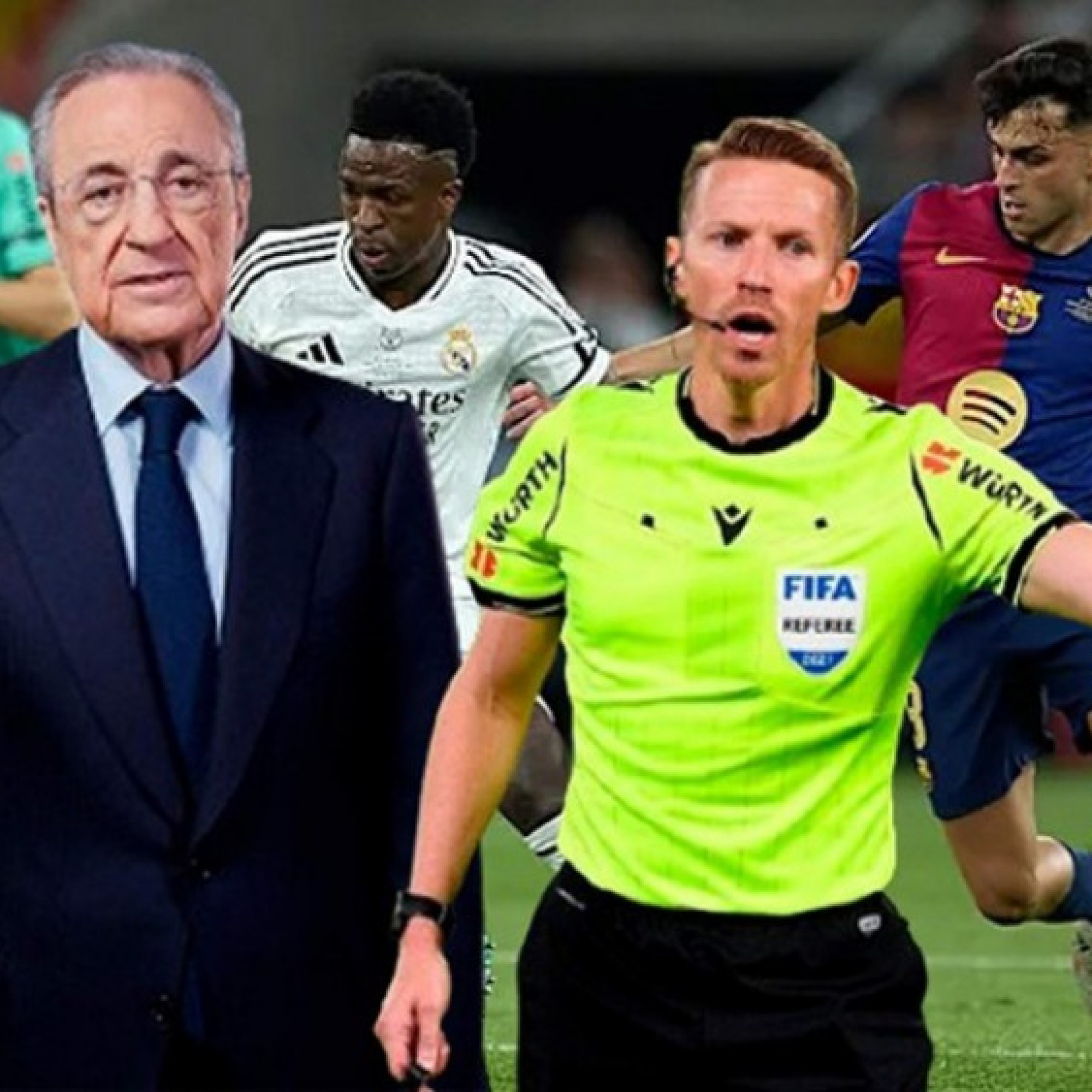  - Biến căng Real Madrid công kích trọng tài bắt trận Siêu kinh điển với Barcelona