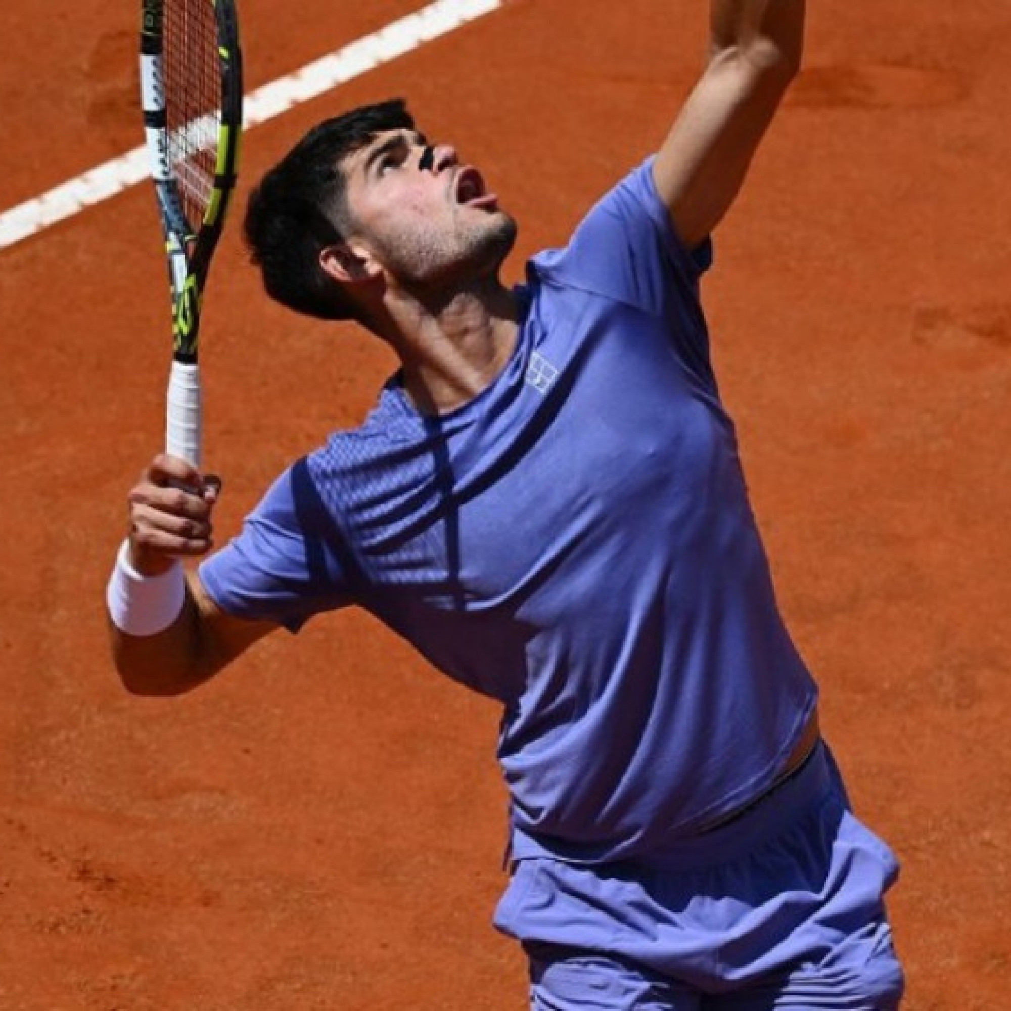  - Video tennis Lajovic - Alcaraz: Sức mạnh áp đảo (Rome Open)