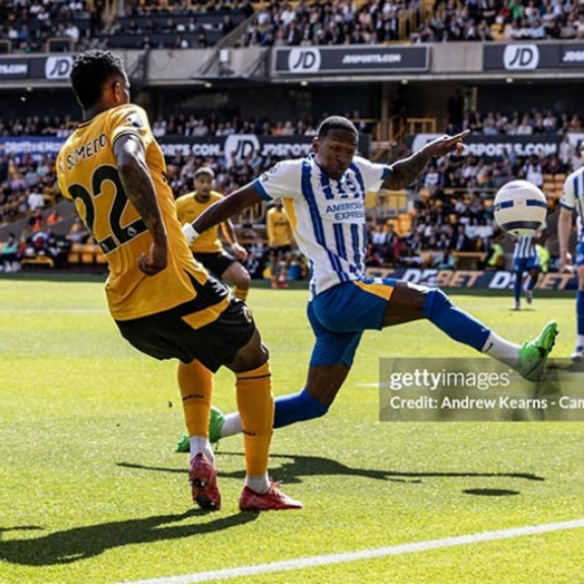  - Video bóng đá Wolves - Brighton: Welbeck nổi bật, penalty chính xác (Ngoại hạng Anh)