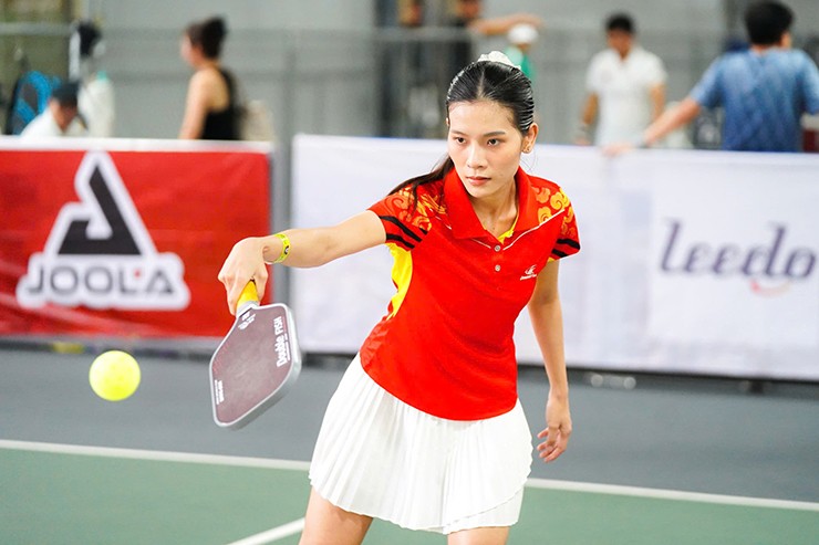 Hoa khôi Đặng Yến cùng dàn người đẹp so tài tại giải pickleball YBA HCM 2025 - 11