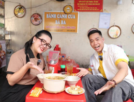  - Chen Ru Lu cùng Bỏng Ngô Mario khám phá các quán bánh canh tại quận 5, TP.HCM