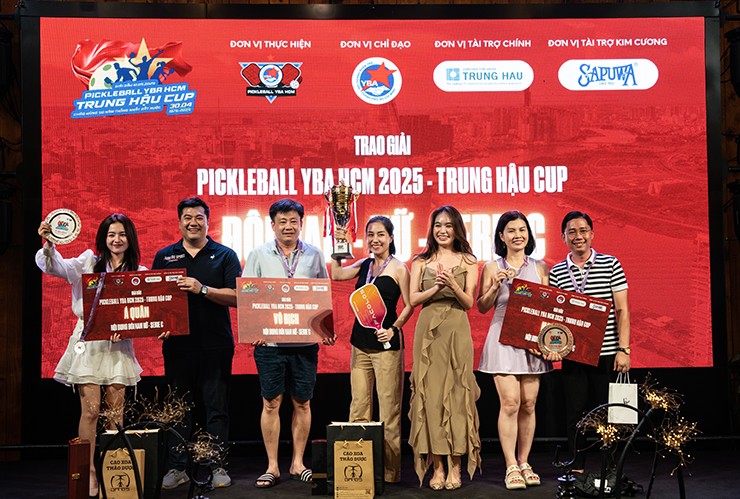 Kịch tính đua vô địch nội dung Siêu Cúp tại giải Pickleball YBA HCM 2025 - Trung Hậu Cup - 11
