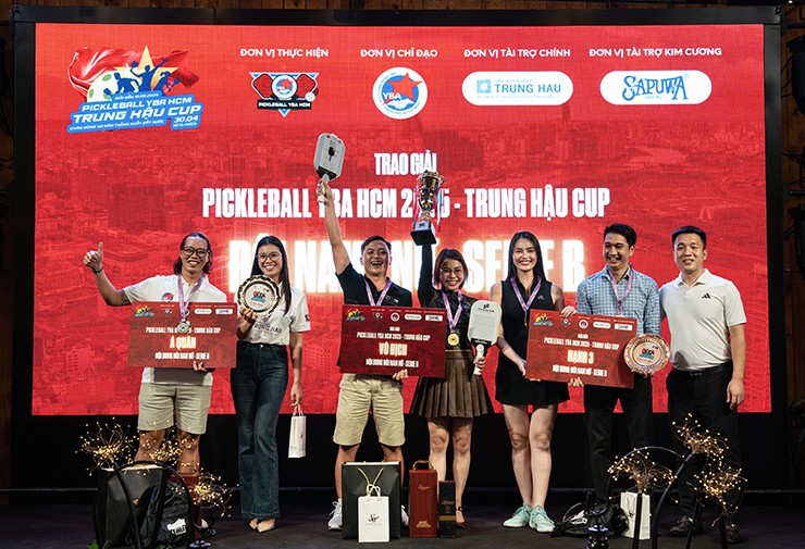 Kịch tính đua vô địch nội dung Siêu Cúp tại giải Pickleball YBA HCM 2025 - Trung Hậu Cup - 12