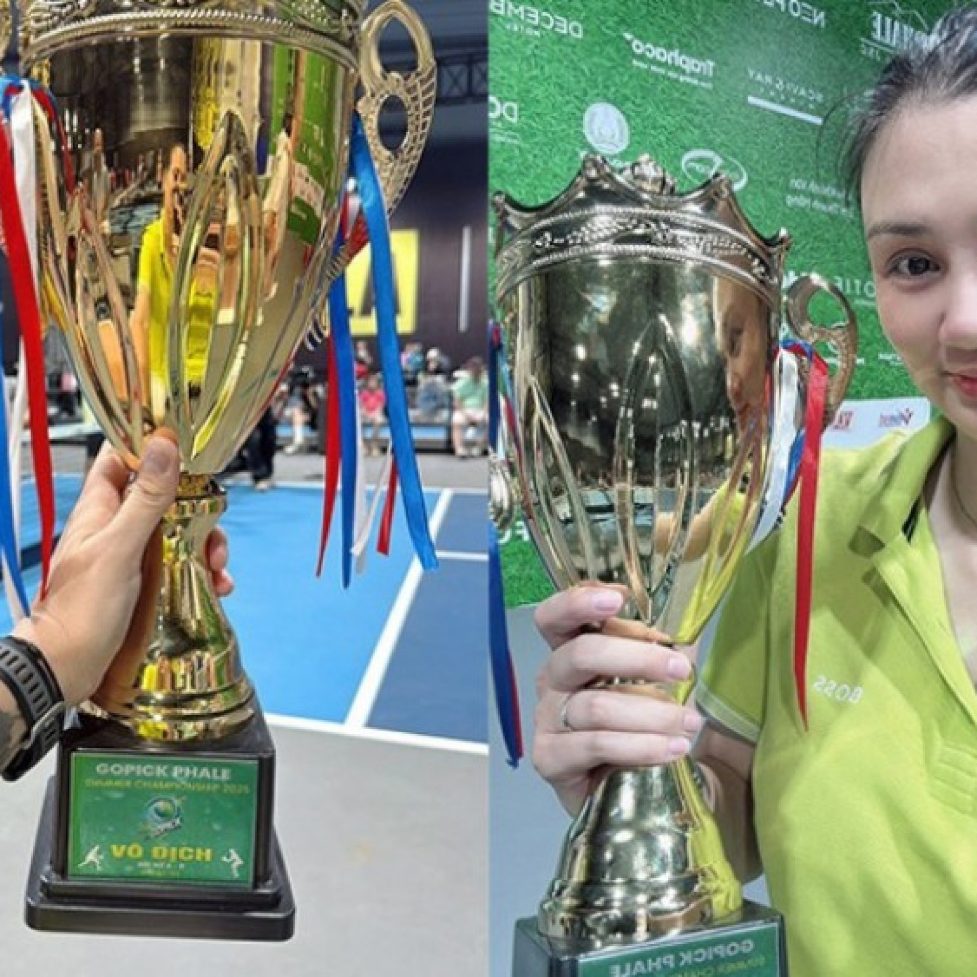  - Người đẹp bóng chuyền Kim Huệ vô địch giải pickleball, CLB Nhật Bản muốn có Bích Tuyền