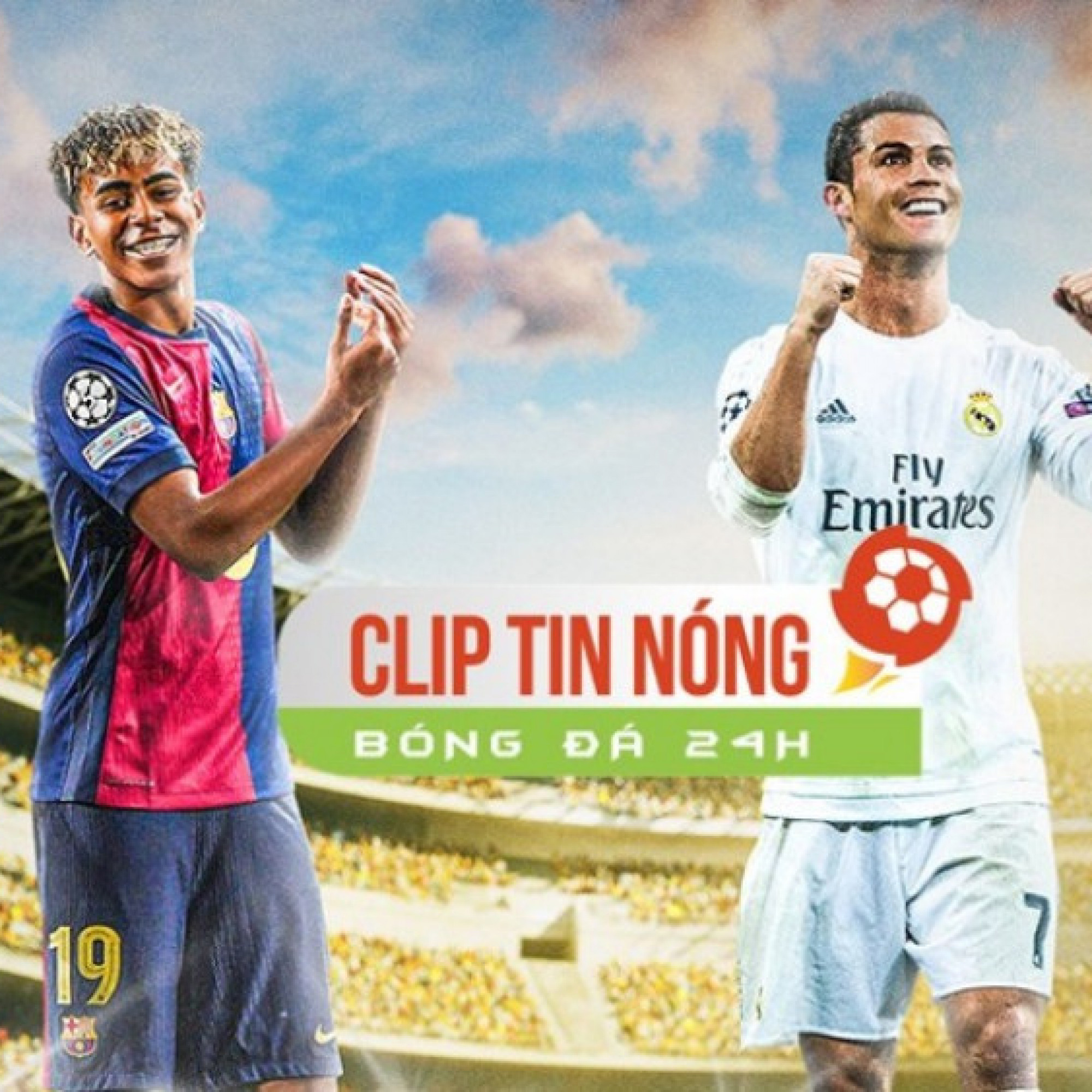  - Barcelona vô địch La Liga: Yamal san bằng thành tích của Ronaldo (Clip tin nóng)