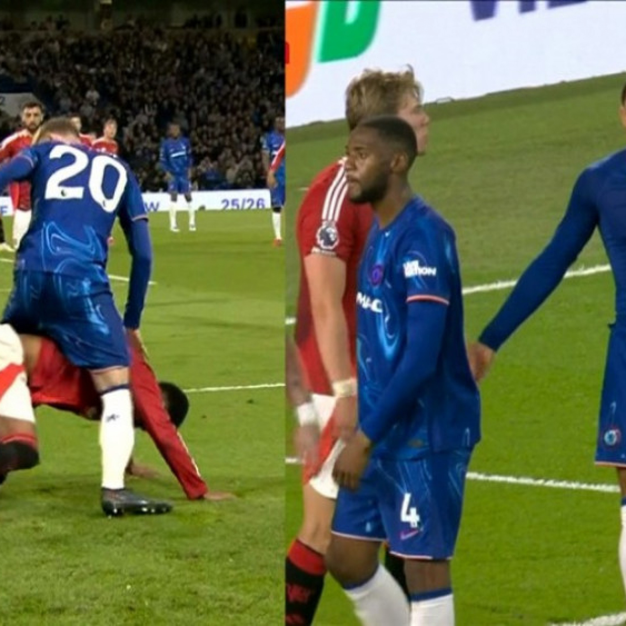  - Dàn sao Chelsea - MU "tấu hài": Palmer cưỡi cổ Diallo, Hojlund lột áo đối thủ