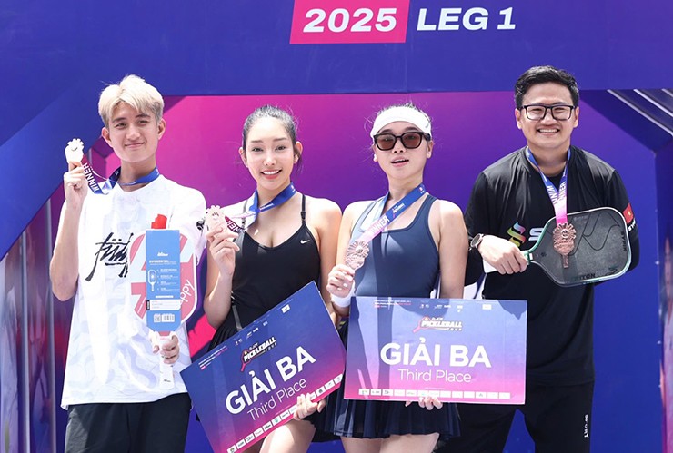 Hot girl Huyền Berry lại có danh hiệu pickleball, đọ tài dàn mỹ nhân tại D-Joy Tour - 5