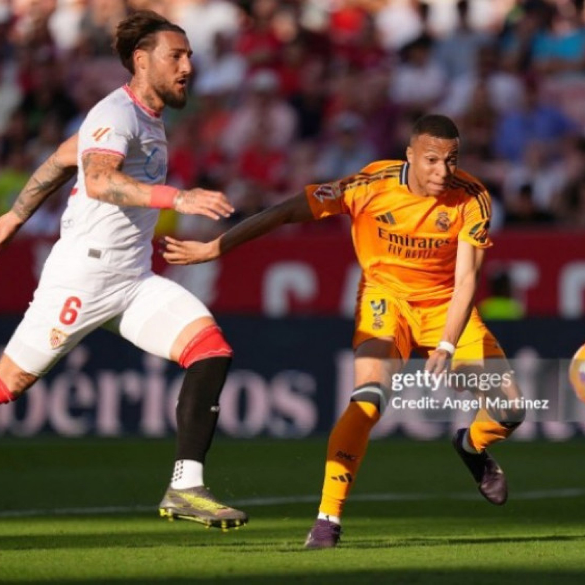  - Video bóng đá Sevilla - Real Madrid: Thẻ đỏ cực sớm, tiếc nuối Mbappe (La Liga)