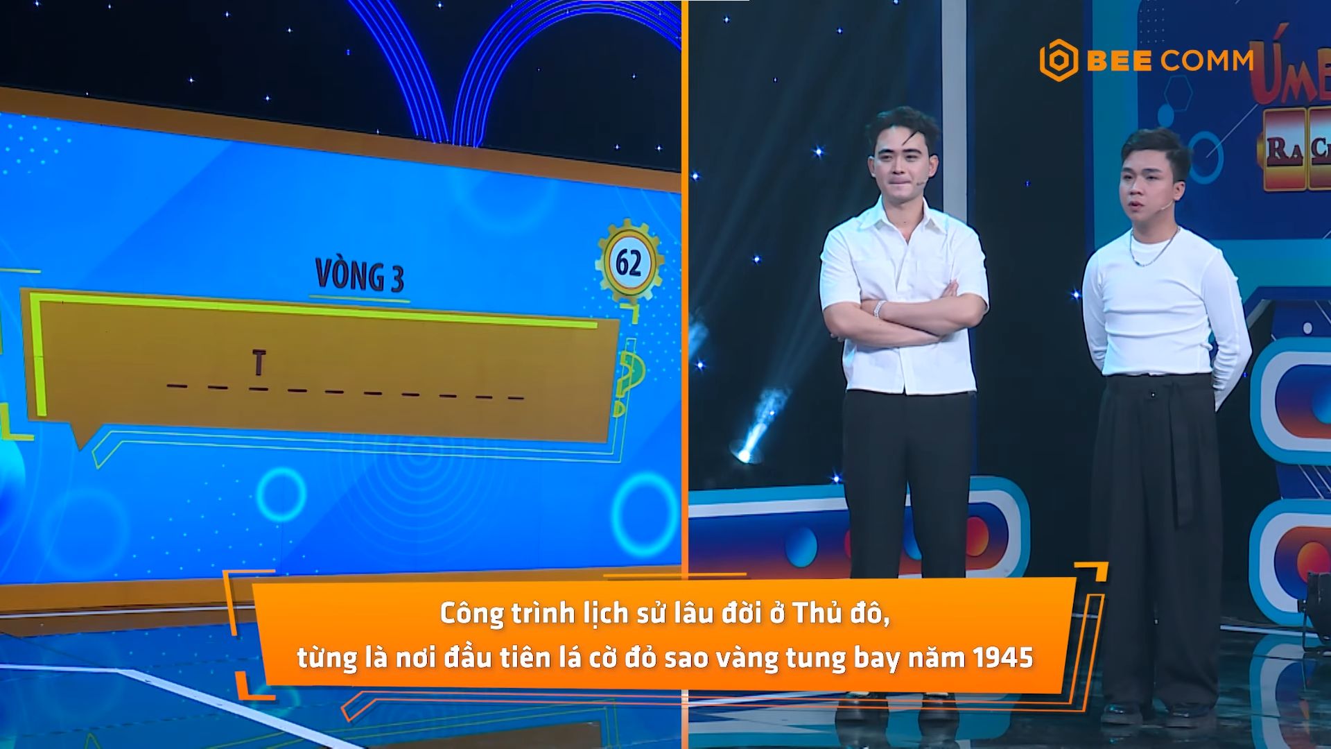 "Úm Ba La Ra Chữ Gì?": Ca sĩ Hồ Khắc Tùng – Hoàng Thắng rượt đuổi điểm số nghẹt thở trước bộ đôi “Hoàn - Mỹ” - 3