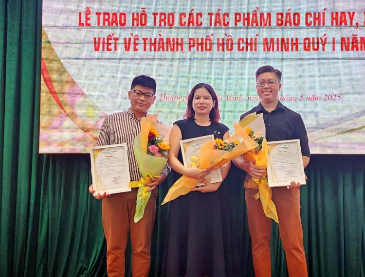 Tạp chí Du lịch TP.HCM có 3 tác phẩm báo chí xuất sắc nhất Quý I năm 2025