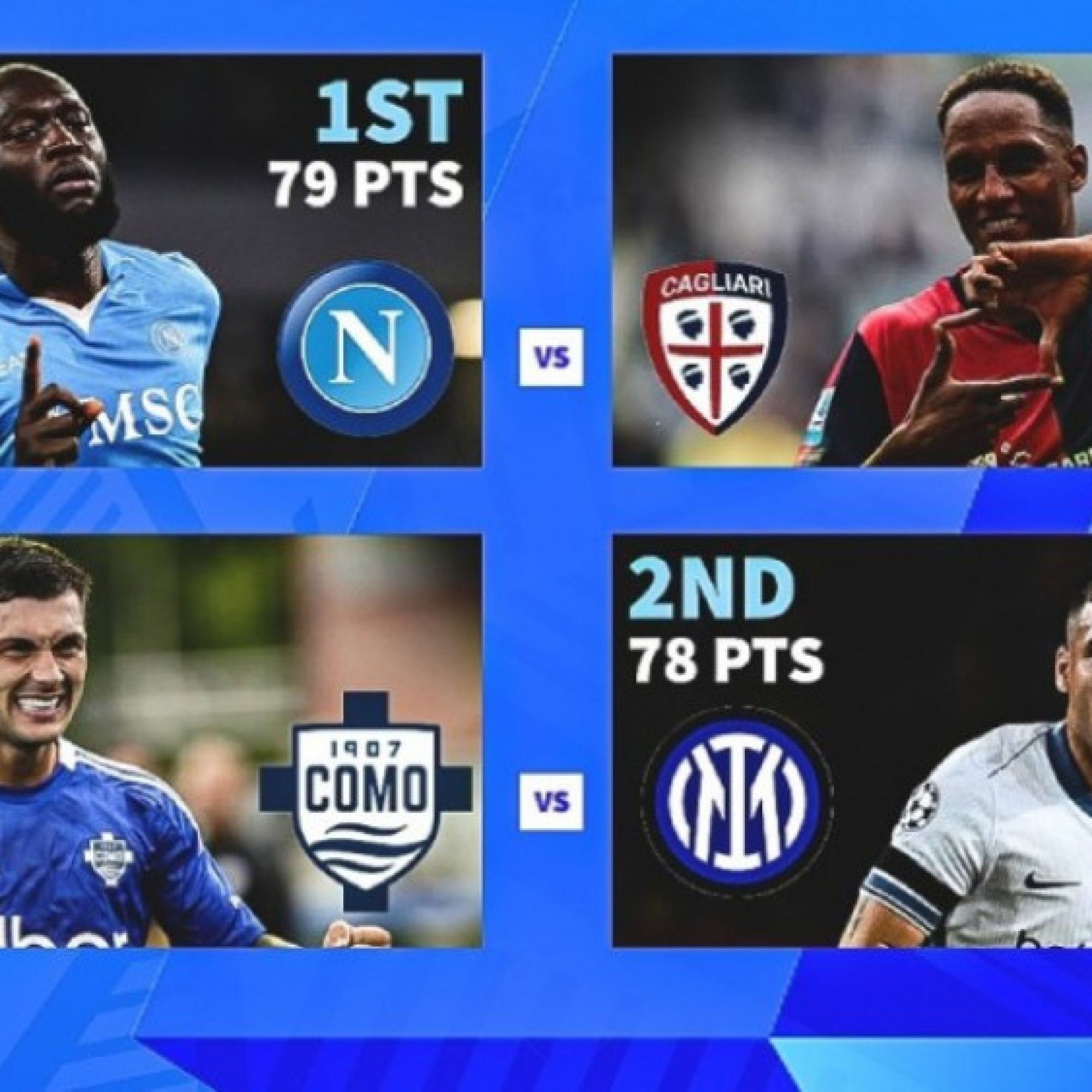  - Nhận định vòng cuối Serie A: Inter vừa đá vừa chờ, Napoli sáng cửa vô địch