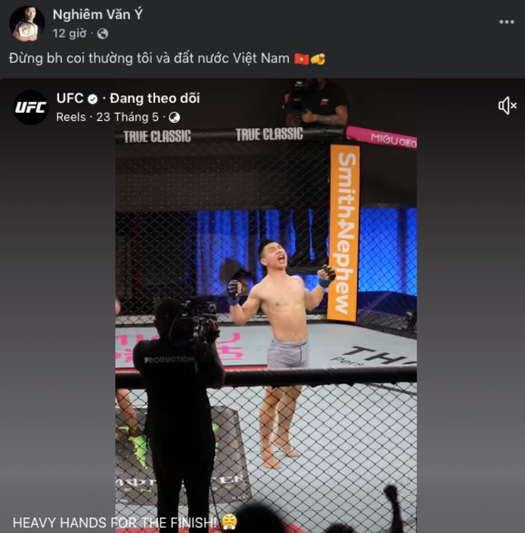 Võ sỹ Nghiêm Văn Ý tạo mốc lịch sử, hướng tới UFC: "Đừng coi thường tôi" - 1
