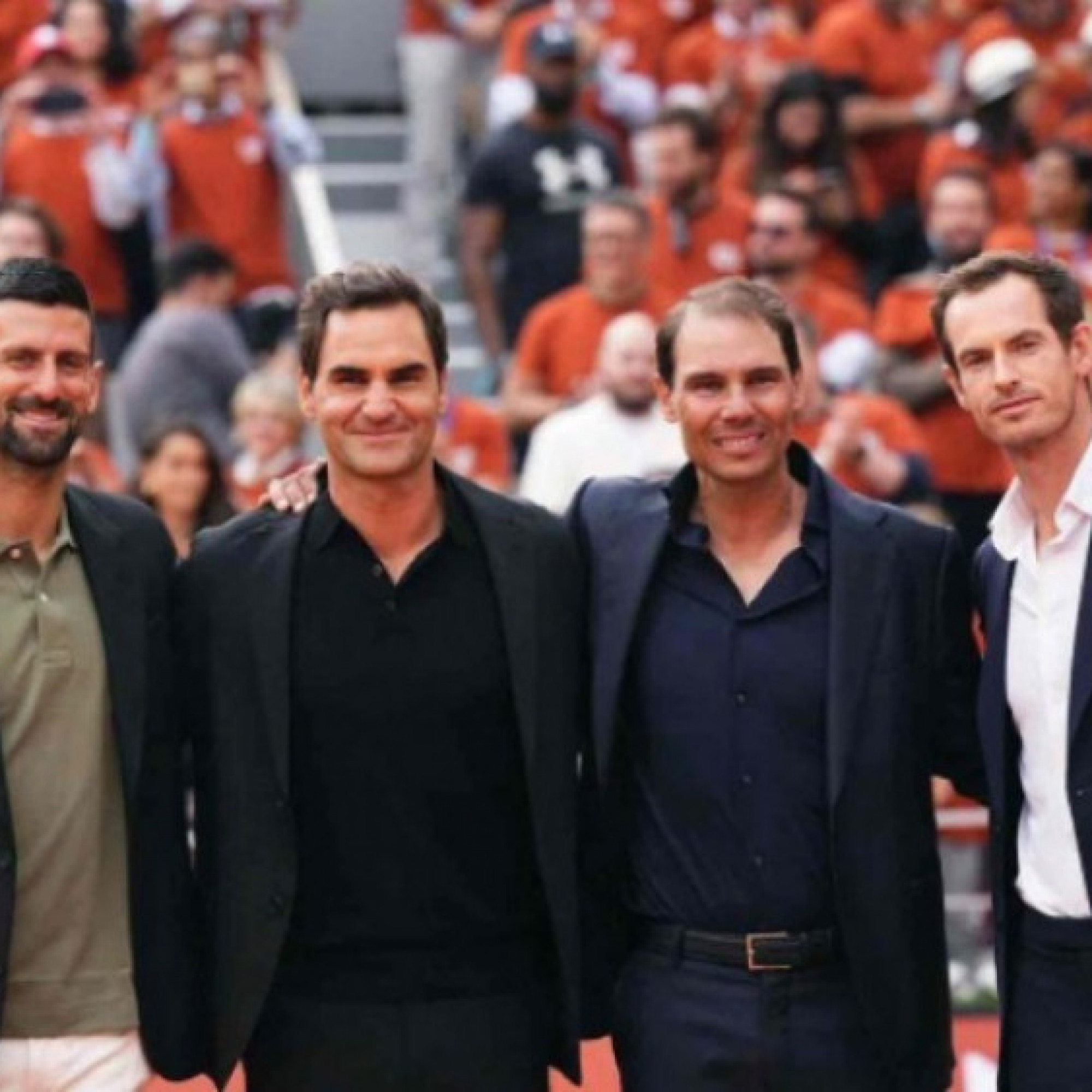 - Nhóm "BIG 4" huyền thoại tri ân Nadal ở Roland Garros: Federer rơi lệ, Djokovic nuối tiếc