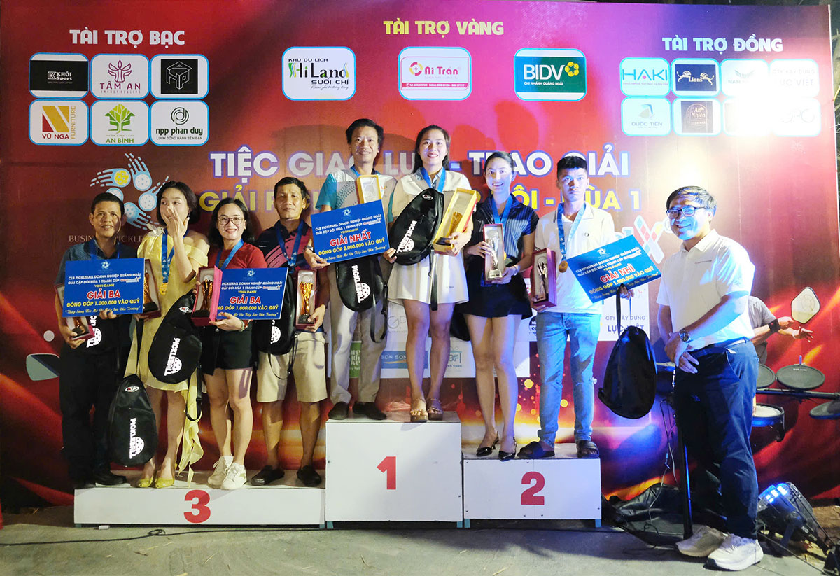 Ra mắt Câu lạc bộ Pickleball doanh nghiệp Quảng Ngãi - 1