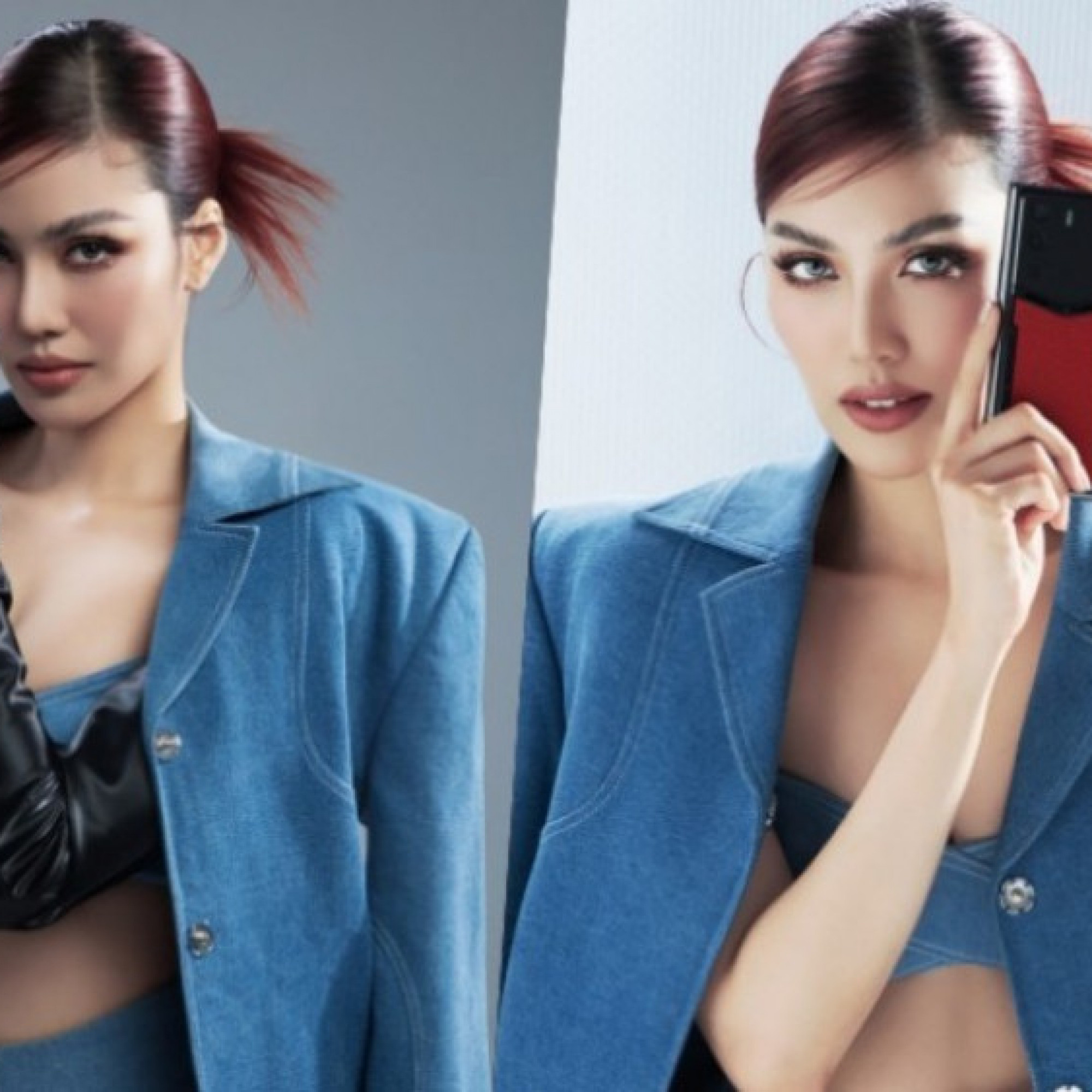  - Lan Khuê diện denim cá tính, khoe khí chất quyền lực bên cạnh loạt siêu phẩm Vertu