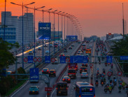 Hoàng hôn TP.HCM: Nét dịu dàng ẩn sau dòng xe vội vã