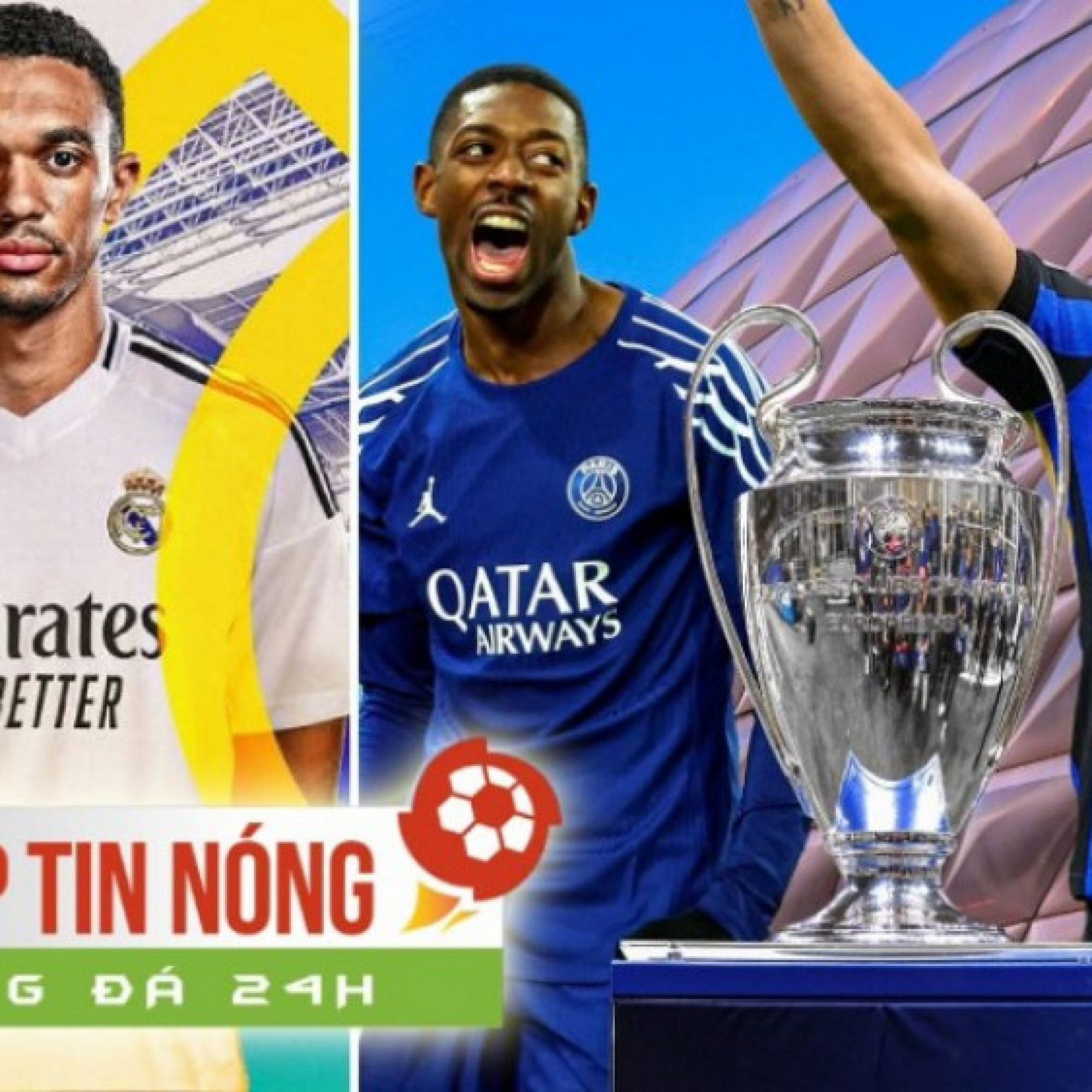  - Real mượn tân binh Arnold "đá xoáy" Barca, báo Italia lo PSG áp đảo Inter chung kết Cúp C1 (Clip tin nóng)