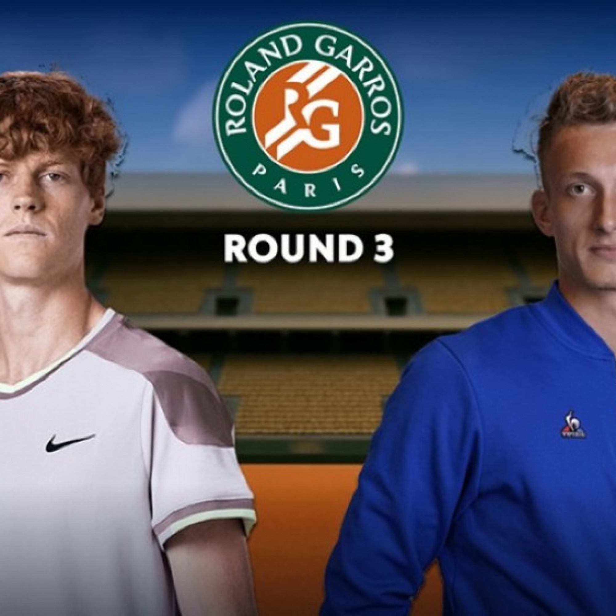  - Video tennis Sinner - Lehecka: Đẳng cấp số 1 thế giới (Roland Garros)