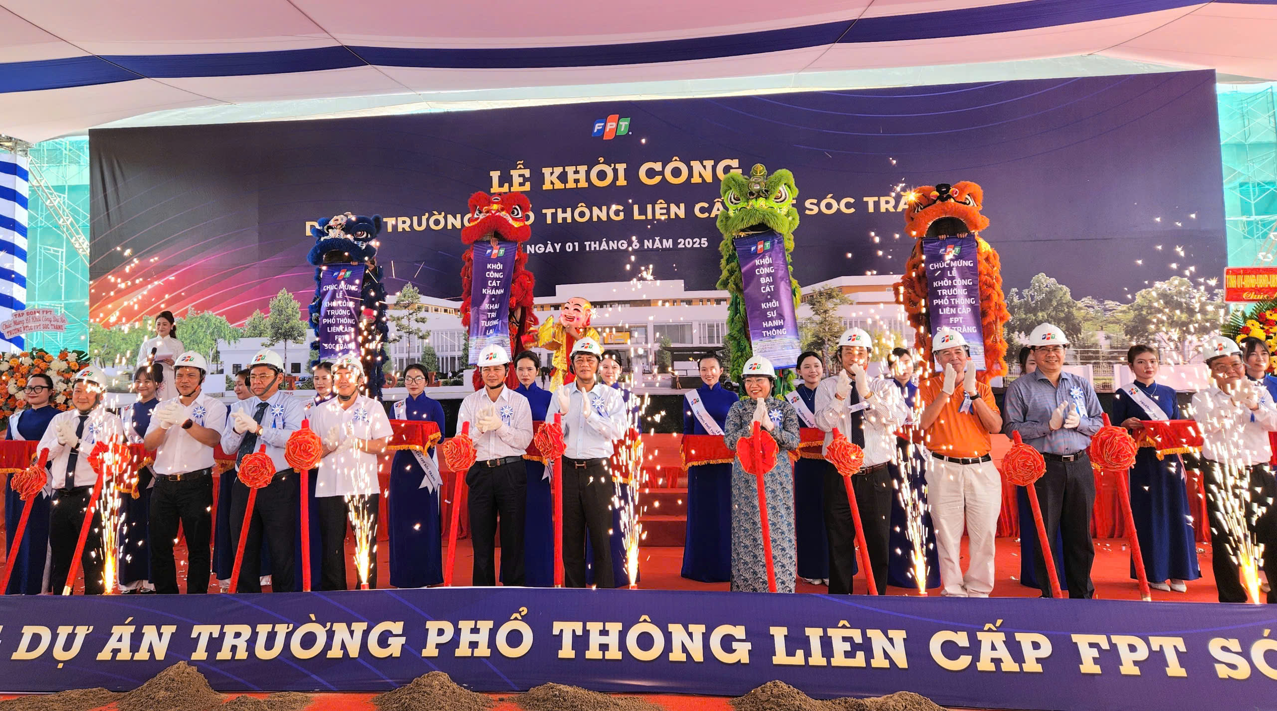 FPT khởi công trường liên cấp tại Sóc Trăng, thúc đẩy nguồn nhân lực vùng Đồng bằng sông Cửu Long - 2