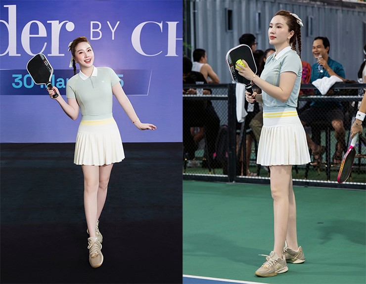 Hot girl làng gym thi tài pickleball với nam, Vinh Hiển và Phúc Huỳnh vô địch gây sốt - 7