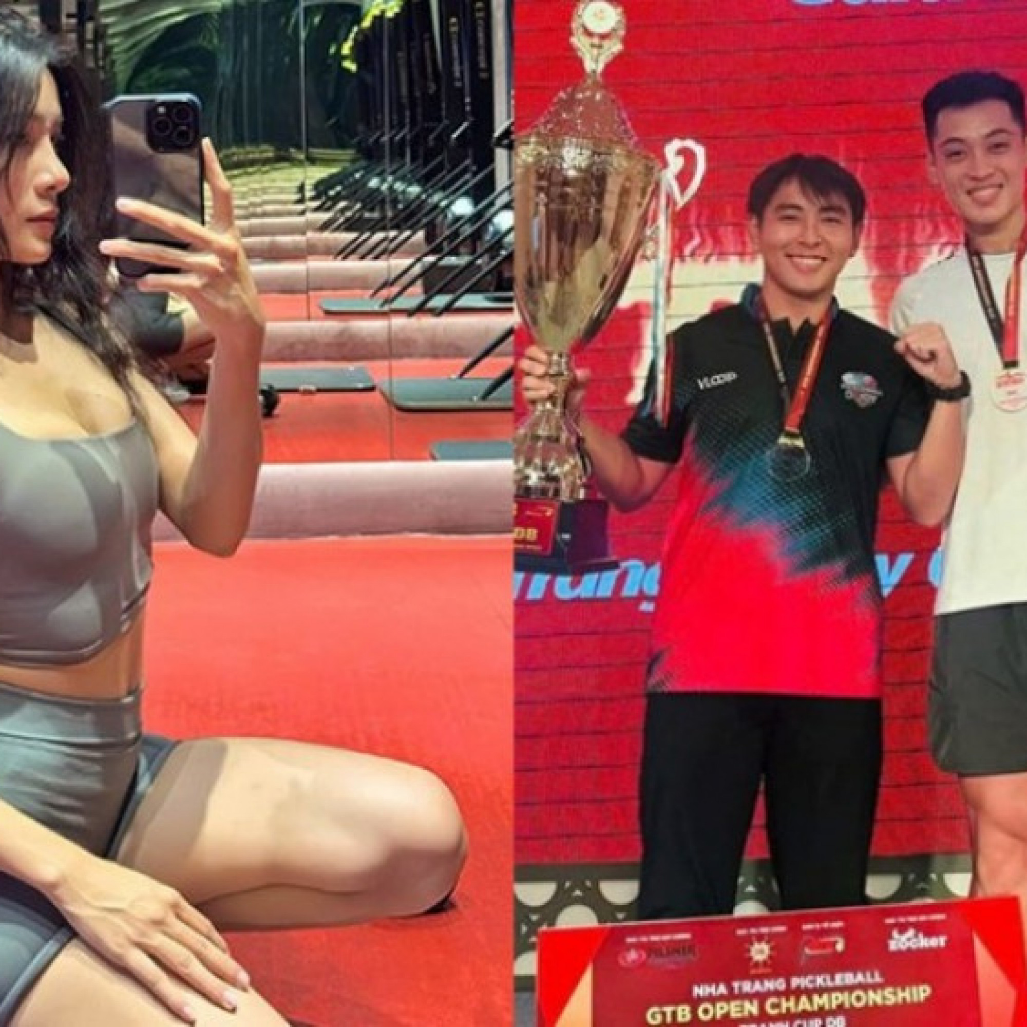  - Hot girl làng gym thi tài pickleball với nam, Vinh Hiển và Phúc Huỳnh vô địch gây sốt