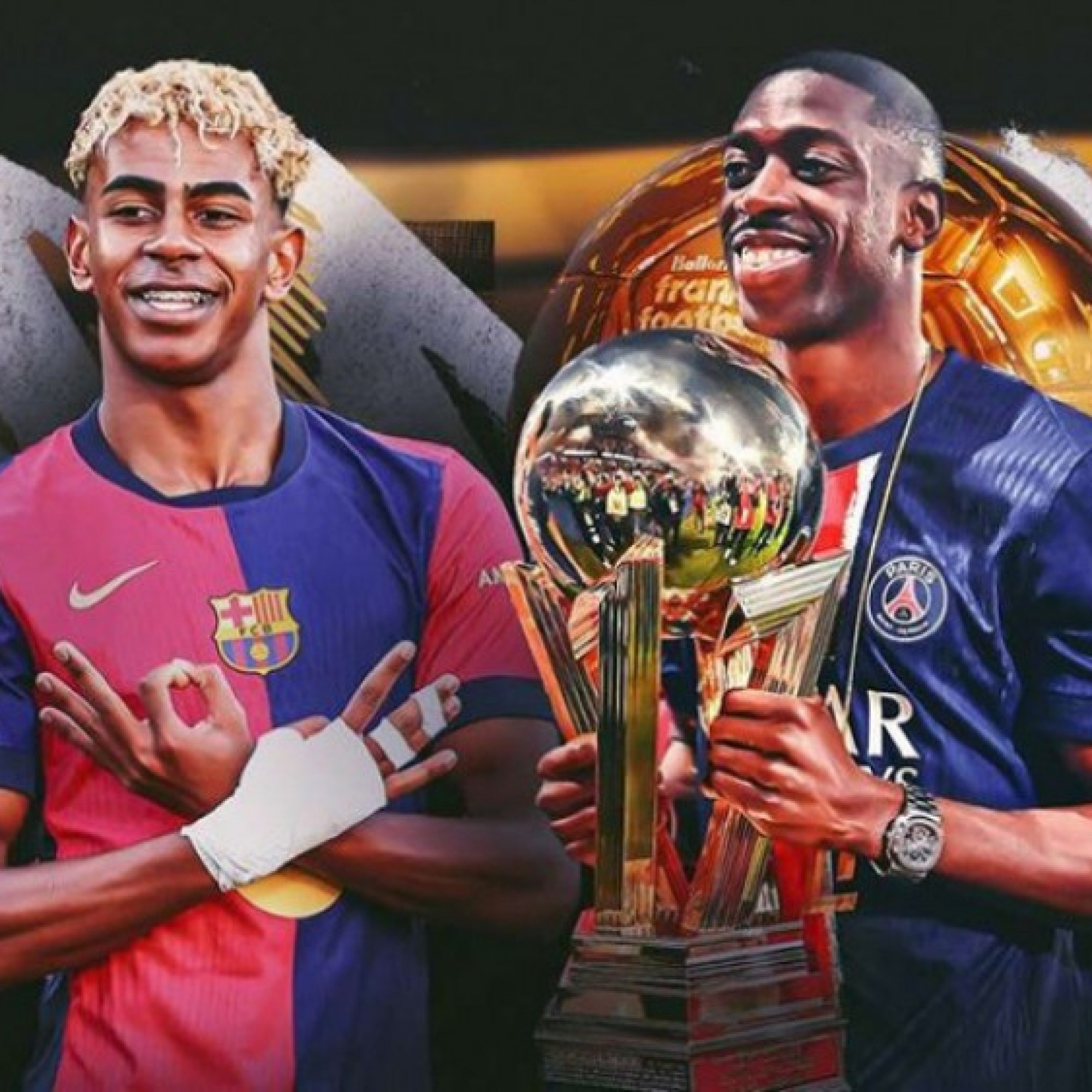  - Hàng trăm ngôi sao bầu Yamal hay nhất thế giới, vượt xa Mbappe - Dembele