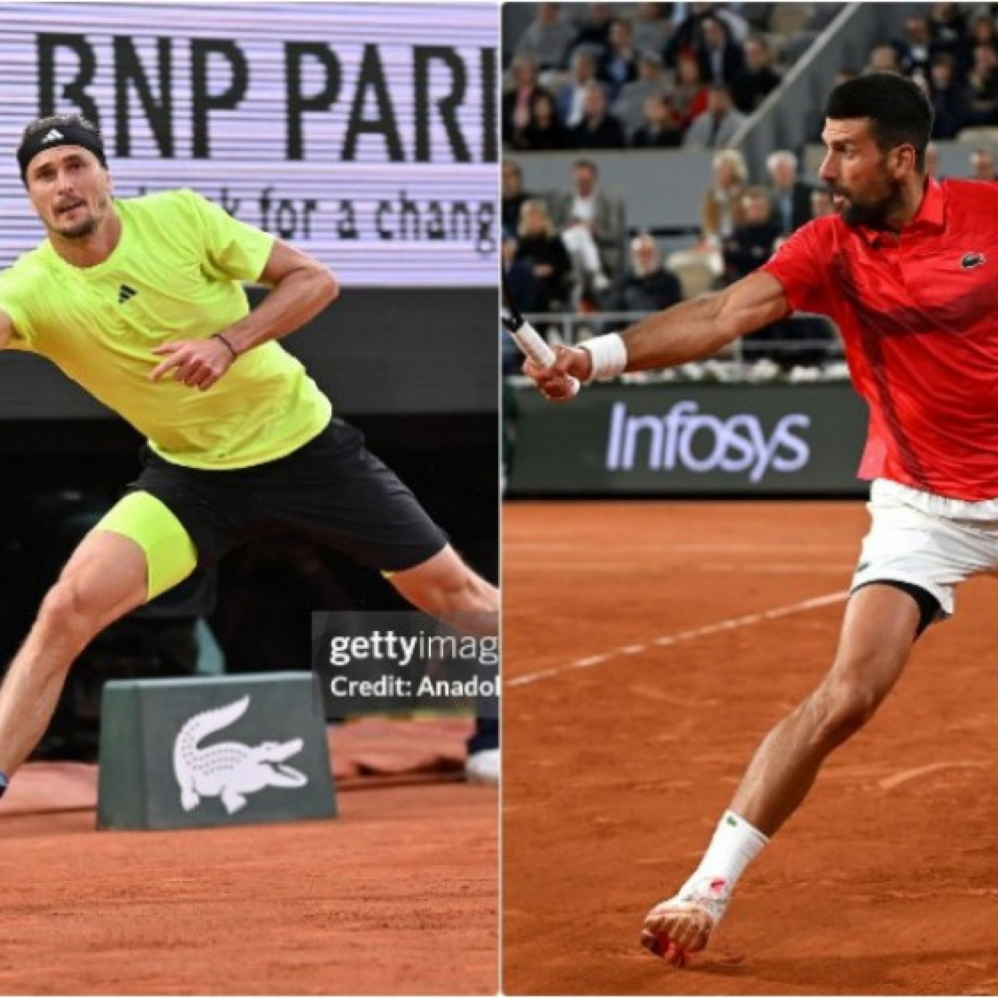  - Video tennis Djokovic - Zverev: Set thua đầu tiên (Roland Garros)