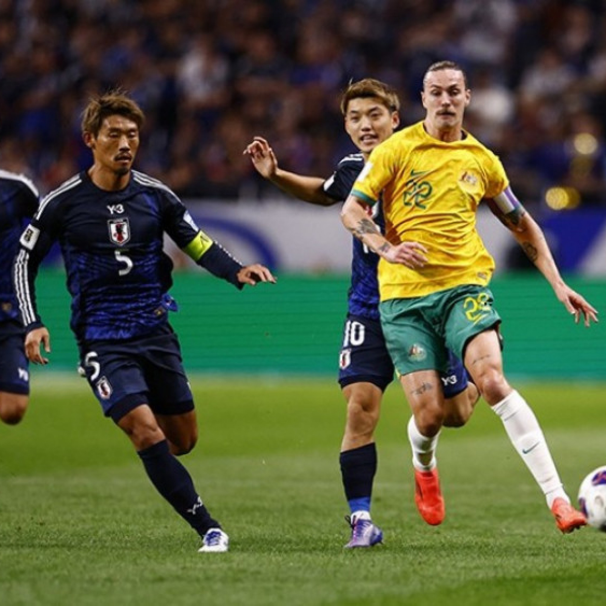  - Trực tiếp bóng đá Australia - Nhật Bản: "Chuột túi" gặp thử thách lớn (Vòng loại World Cup)