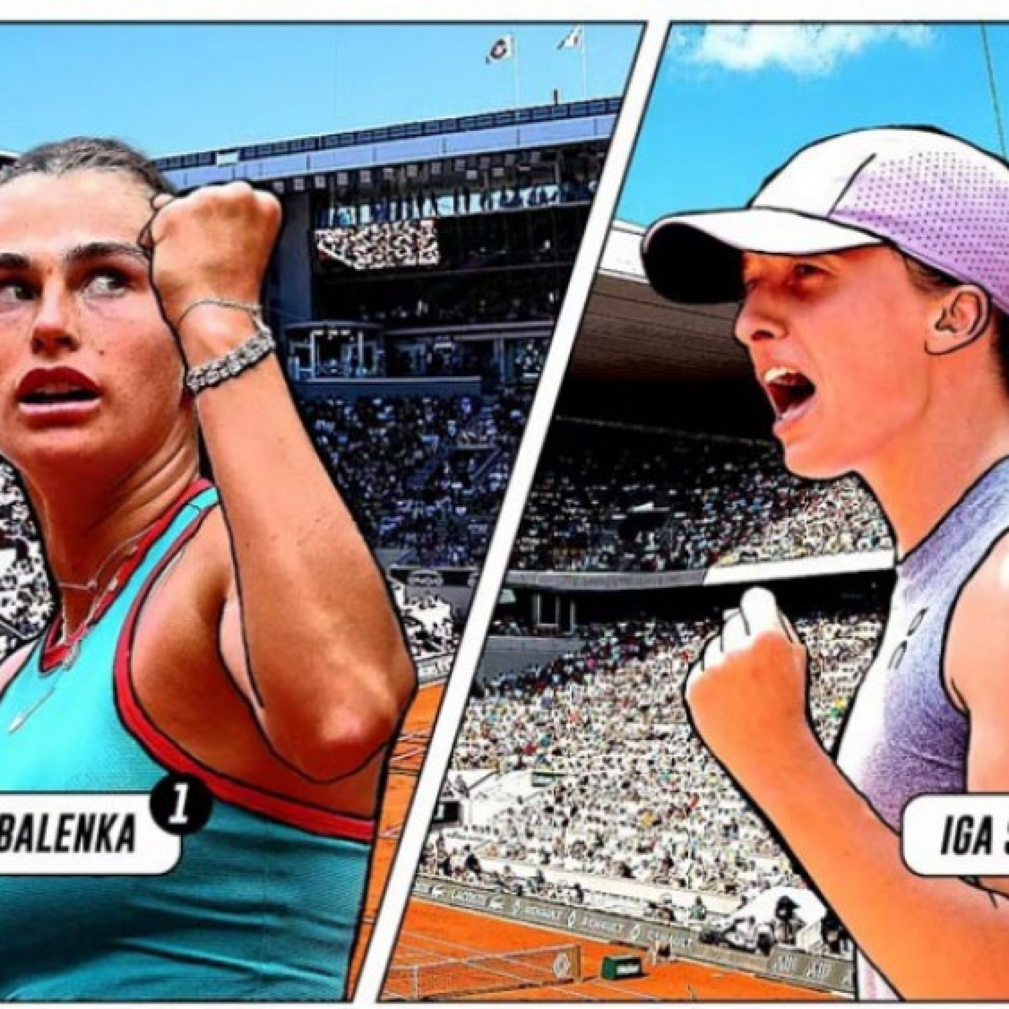  - Trực tiếp tennis Sabalenka - Swiatek: Chứng tỏ bản lĩnh ở mặt sân sở trường (Roland Garros)