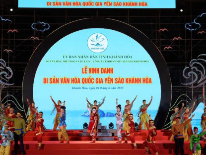  - Tri thức dân gian và Lễ hội Yến sào Khánh Hòa được vinh danh Di sản văn hóa phi vật thể quốc gia