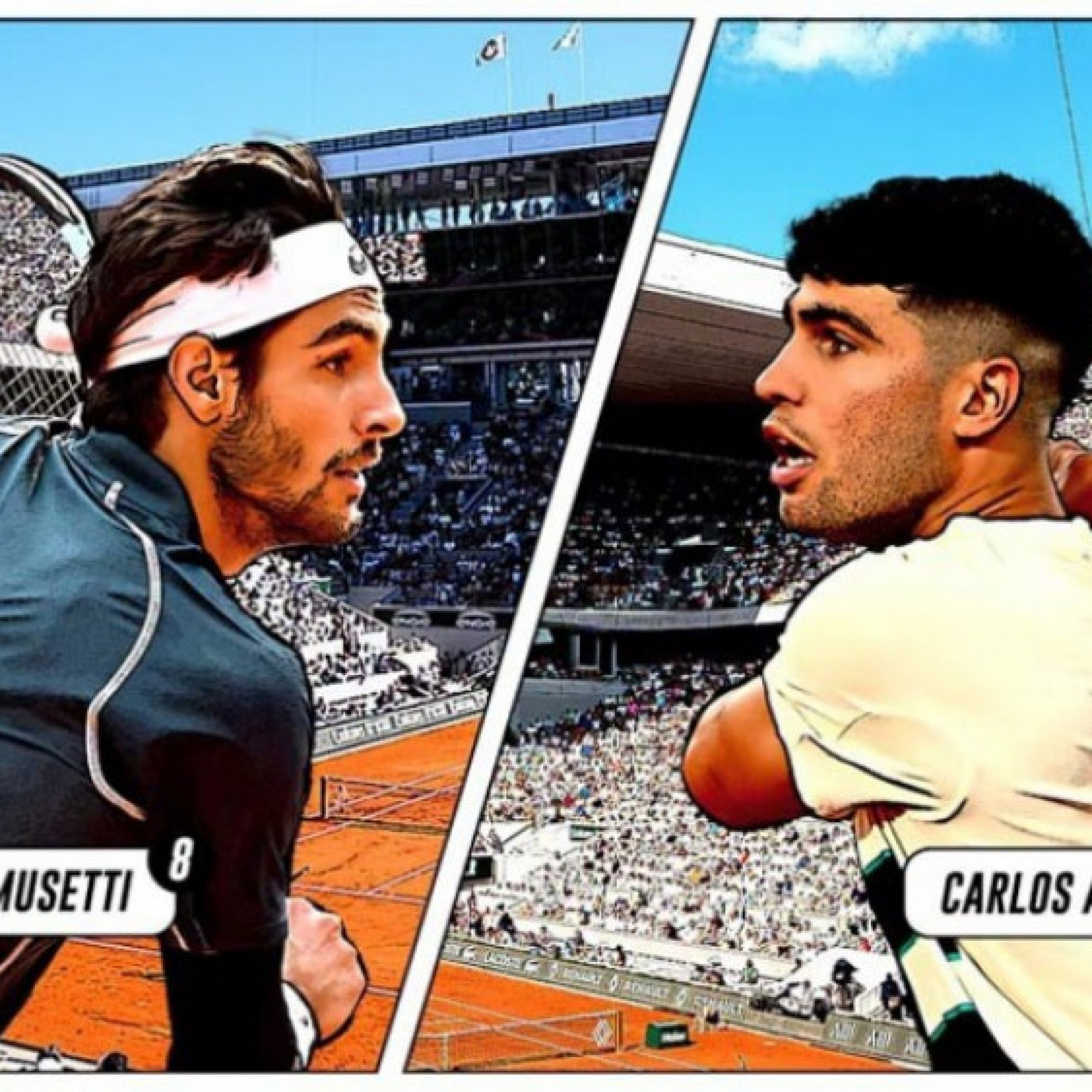  - Trực tiếp tennis Musetti - Alcaraz: "Tiểu Nadal" trở lại đúng thời điểm (Roland Garros)