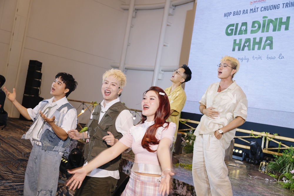 Jun Phạm được chữa lành, Bùi Công Nam bồi hồi trở về tuổi thơ khi tham gia "Gia đình Haha" - 2
