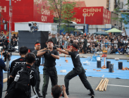 Mãn nhãn với màn biểu diễn võ thuật, khí công và cảnh khuyển trong chương trình ‘Vinh quang Công an nhân dân’