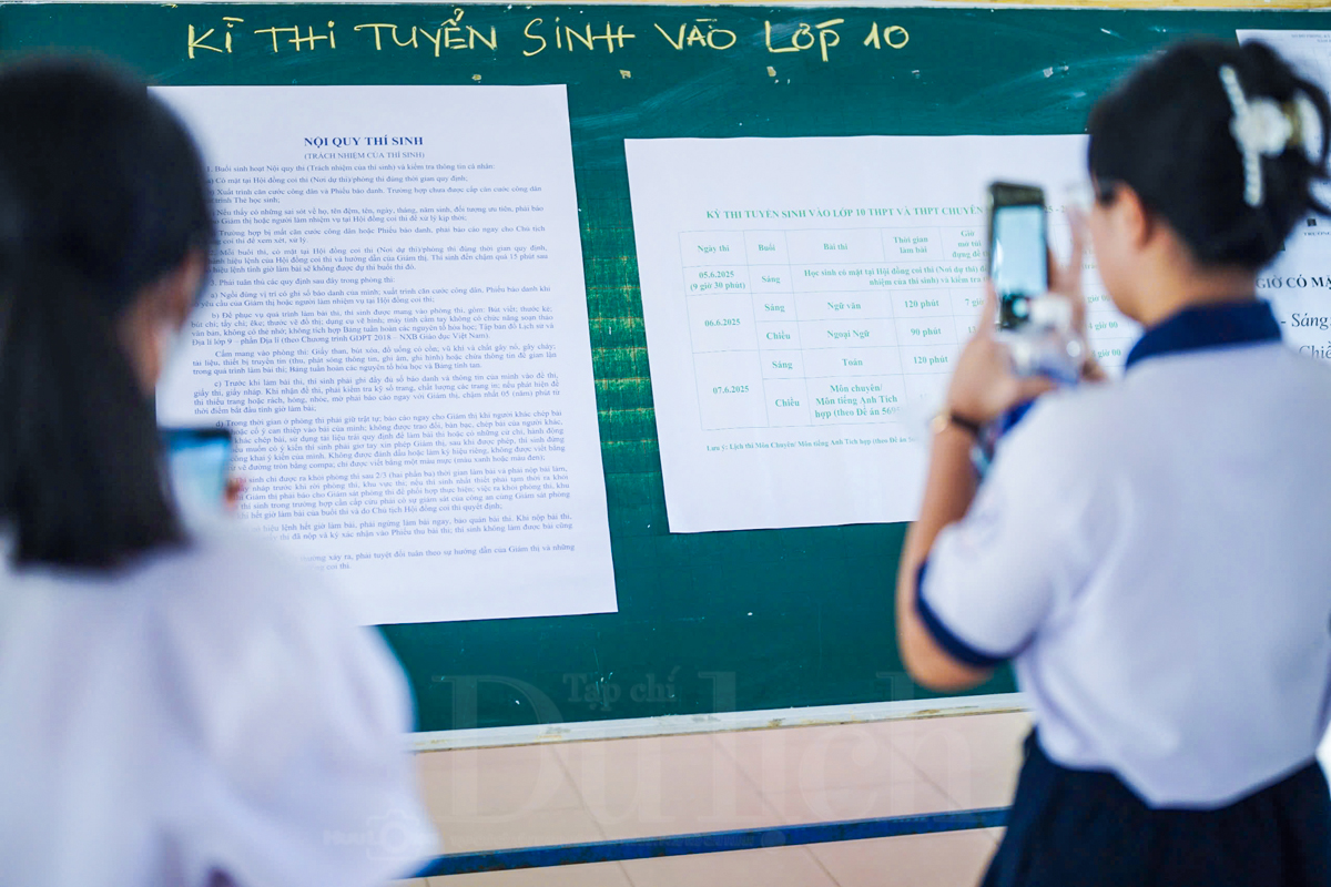 Hơn 76.000 thí sinh hoàn thành kỳ thi tuyển sinh lớp 10 - 5
