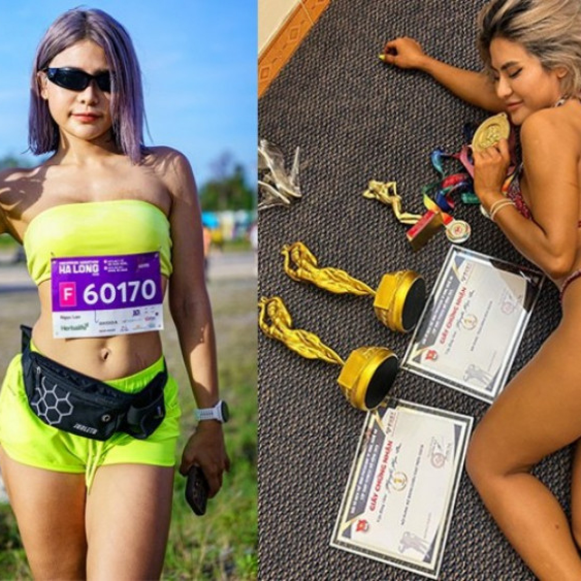  - Hot girl phòng Gym Ngọc Lan gia nhập chạy bộ, cơ bắp cuồn cuộn phái mạnh cũng mê