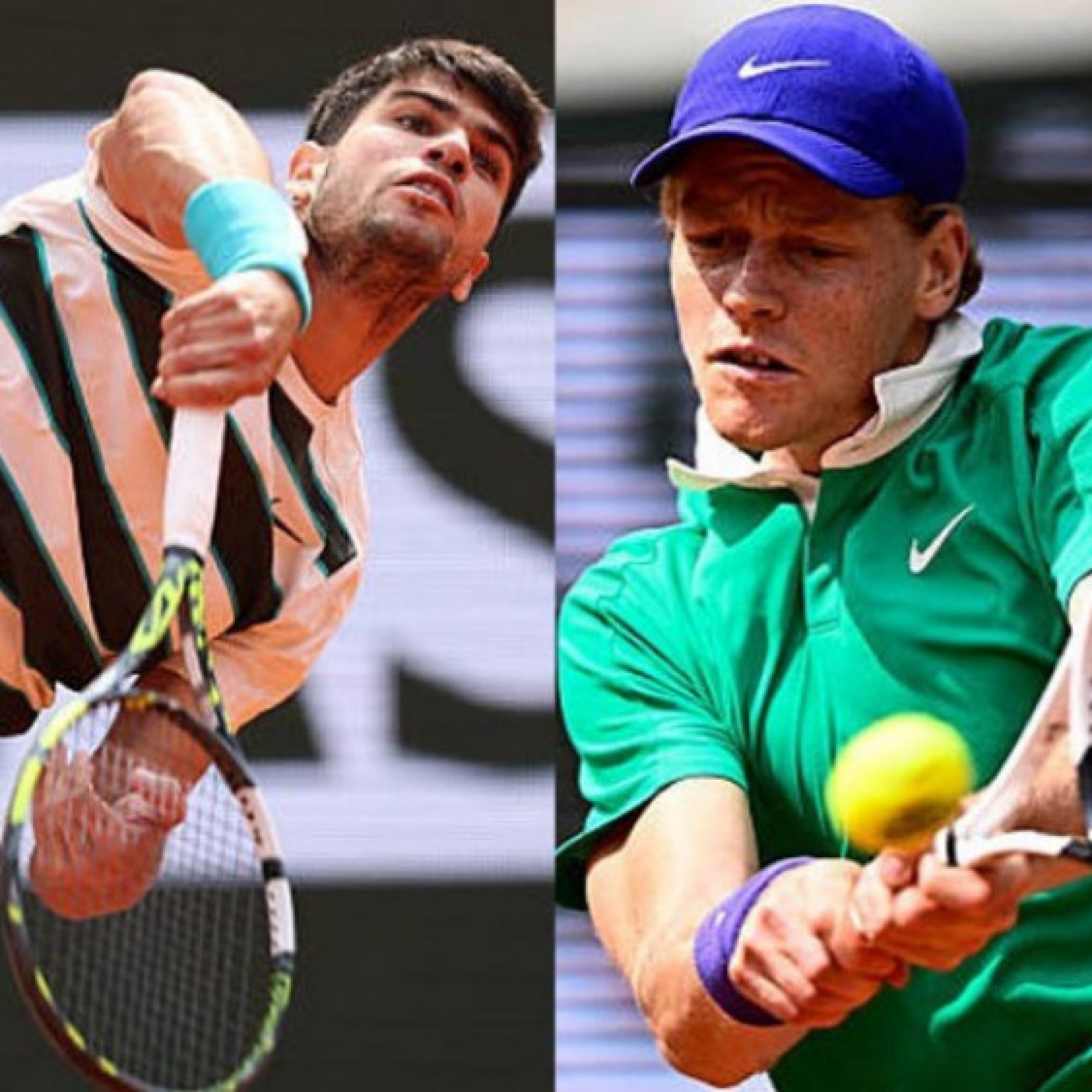  - Kịch tính chung kết Roland Garros: Alcaraz - Sinner giằng co game 12 phút