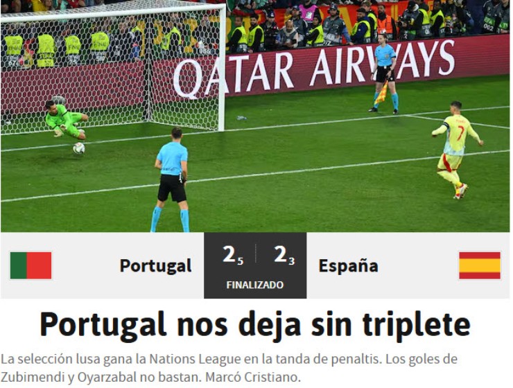 Báo chí Tây Ban Nha tiếc nuối "cú ăn ba", gửi lời tri ân siêu sao Ronaldo - 1