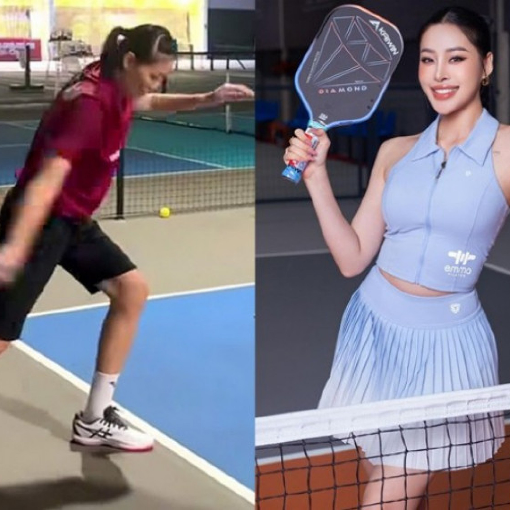  - Gymer Hồng Vy lọt top 5 người đẹp thể thao, phụ công Ngọc Hoa trổ tài chơi pickleball