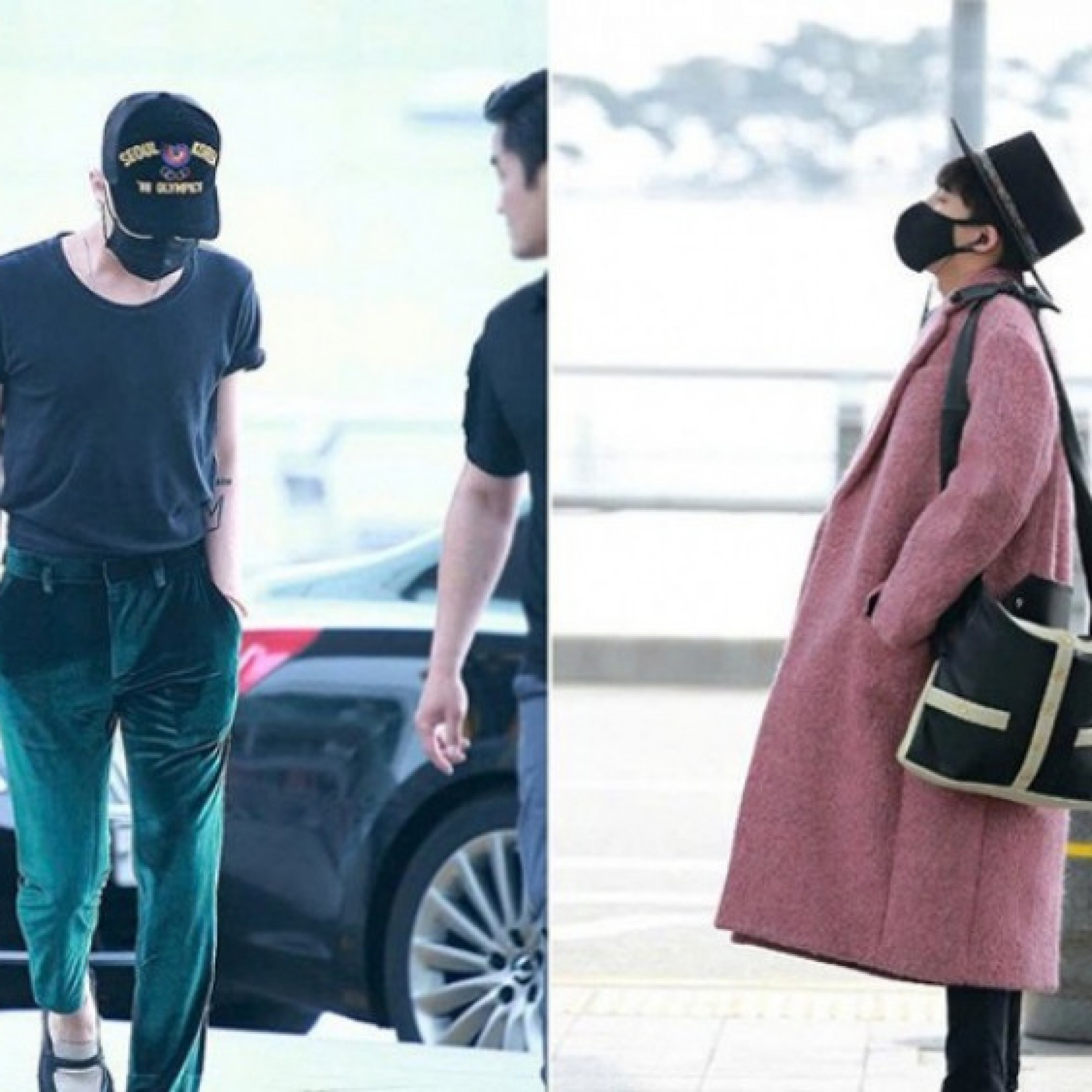  - G-DRAGON: Ra sân bay vẫn không quên tạo trend