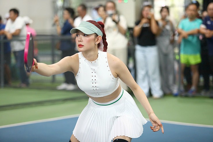 Ca sĩ Minh Hằng cùng dàn hot girl đua tài Pickleball, người đẹp tennis lên ngôi xứng đáng - 5