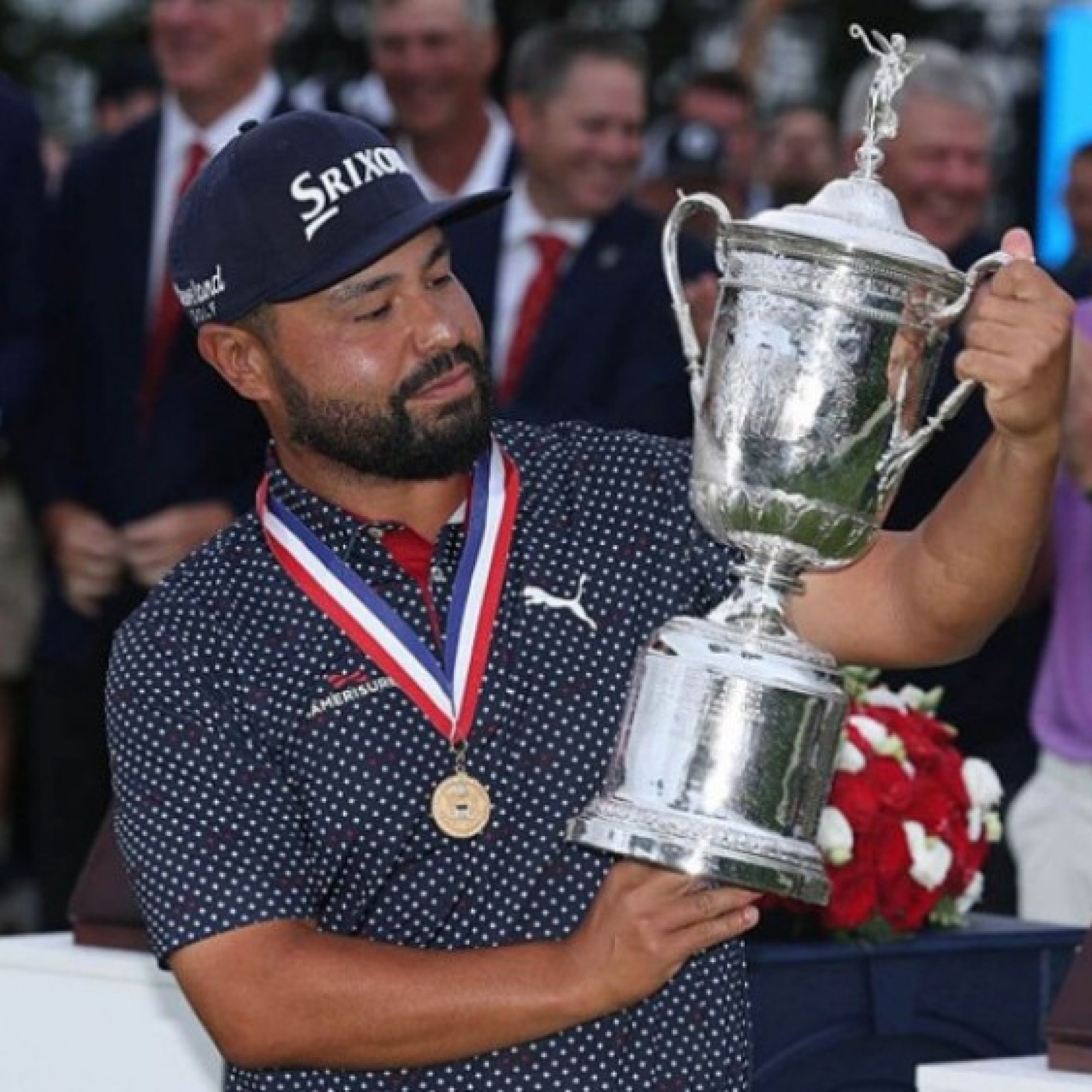  - J.J. Spaun vượt ngàn chông gai ở sân golf Oakmont “quái vật”, lần đầu thắng US Open