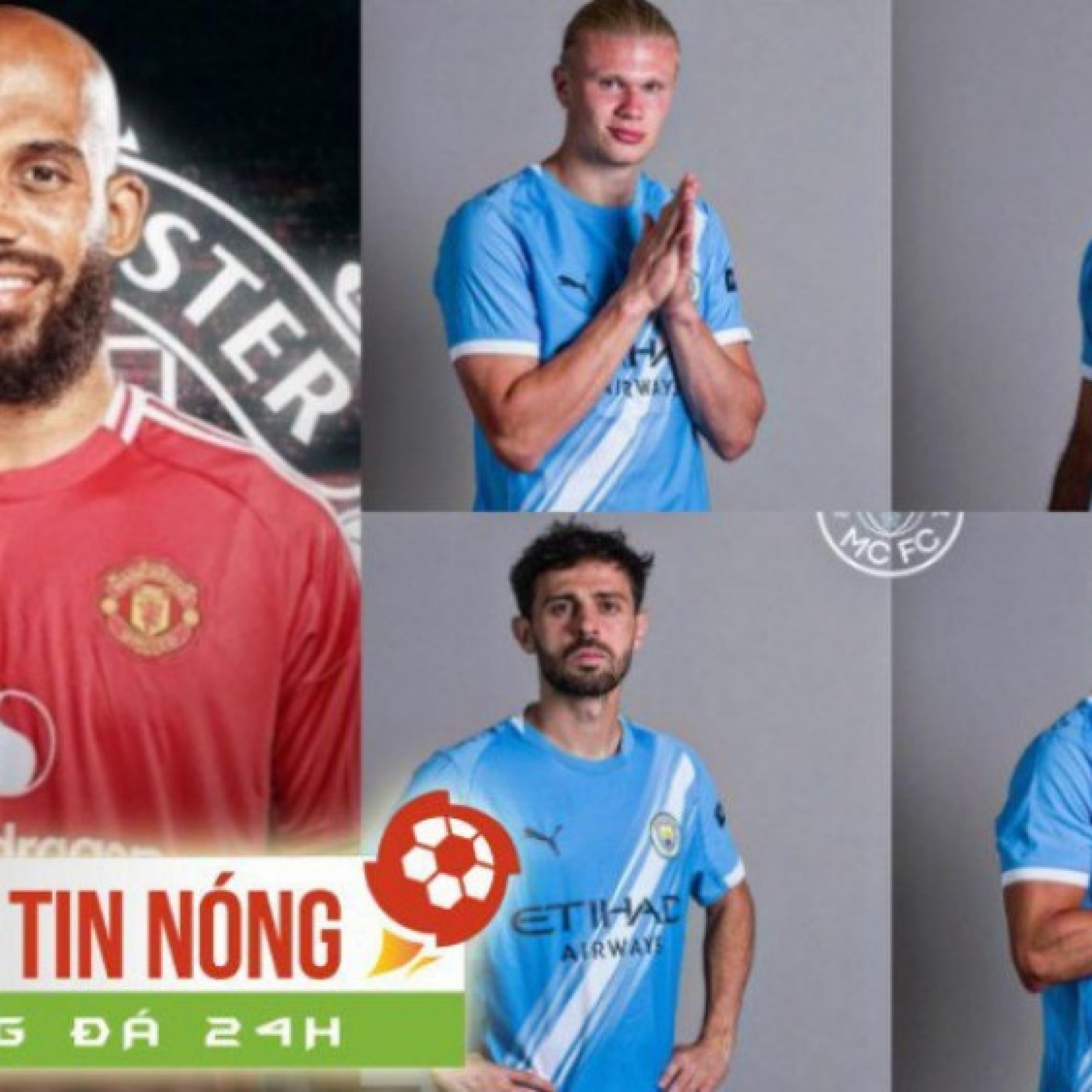  - Haaland và 2 sao Bồ Đào Nha làm "trùm" Man City, MU dễ có "bom tấn" kép nhờ Onana (Clip tin nóng)