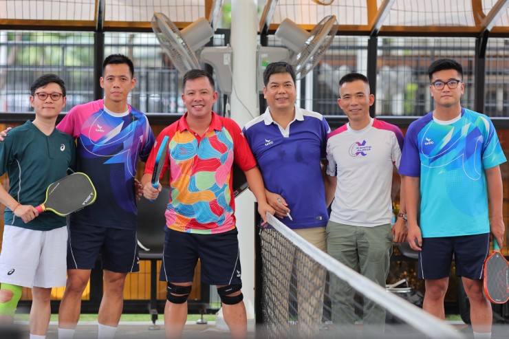 Giải pickleball độc lạ "Đại náo Thiên Đình": "Táo" Tự Long, ca sỹ Tuấn Hưng gây sốt - 4