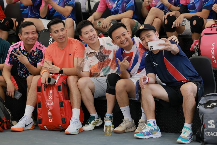 Giải pickleball độc lạ "Đại náo Thiên Đình": "Táo" Tự Long, ca sỹ Tuấn Hưng gây sốt - 3