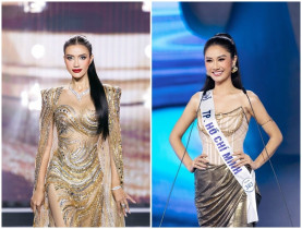  - Bán kết Hoa hậu Hoàn vũ Việt Nam 2025: Minh Nhàn gây tiếc nuối về kĩ năng catwalk, Phương Linh khoe visual phát sáng